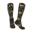 thumbnail image 4 of Daiia Sports Socks Forest Elf Printed Novelty Crew Socks for Men Women Knee High Socks Cotton Socks Soft & Breathable Support Unisex Socks, 4 of 9