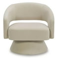 thumbnail image 2 of Maddie Home Modern Fabric Swivel Accent Chair in Cream Finish, 2 of 5