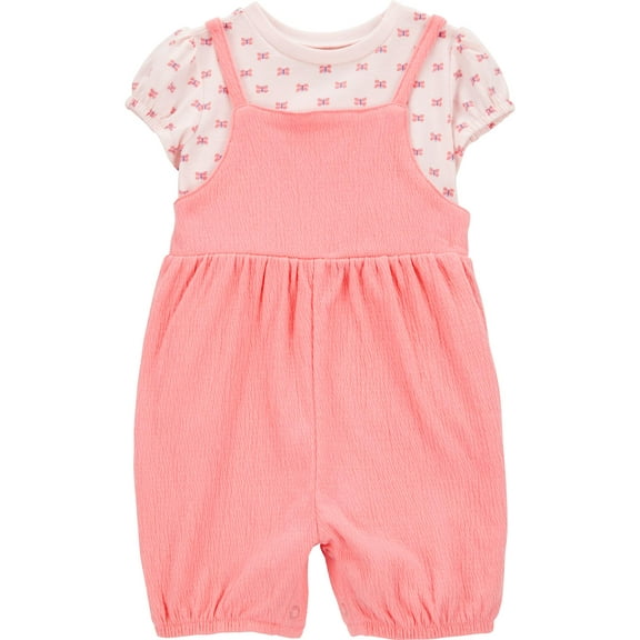 Carter's Child of Mine Baby Girl Romper, 2-Piece, Sizes 0/3-24 Months
