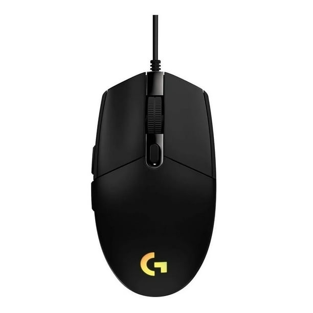 Mouse de juego Logitech G Series Lightsync G203 negro