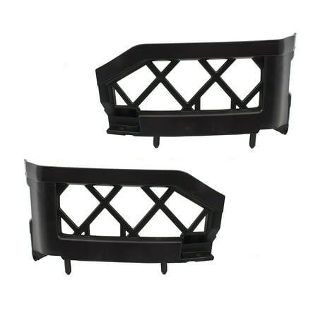 - BROCK Pair Set Front Bumper Left Side Brackets Support Covers for Nissan Frontier Pickup Truck Pathfinder 62223EA500 62222EA500