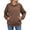 Brown, variant on Shine Up Womens Hoodies Casual Hooded Sweatshirts Oversized Pullover Long Sleeve Ladies Tops with Pocket