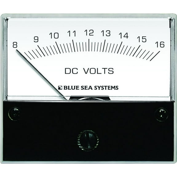 Blue Sea Systems Boat/RV 8003 DC Analog Voltmeter Volt Meter 8-16V