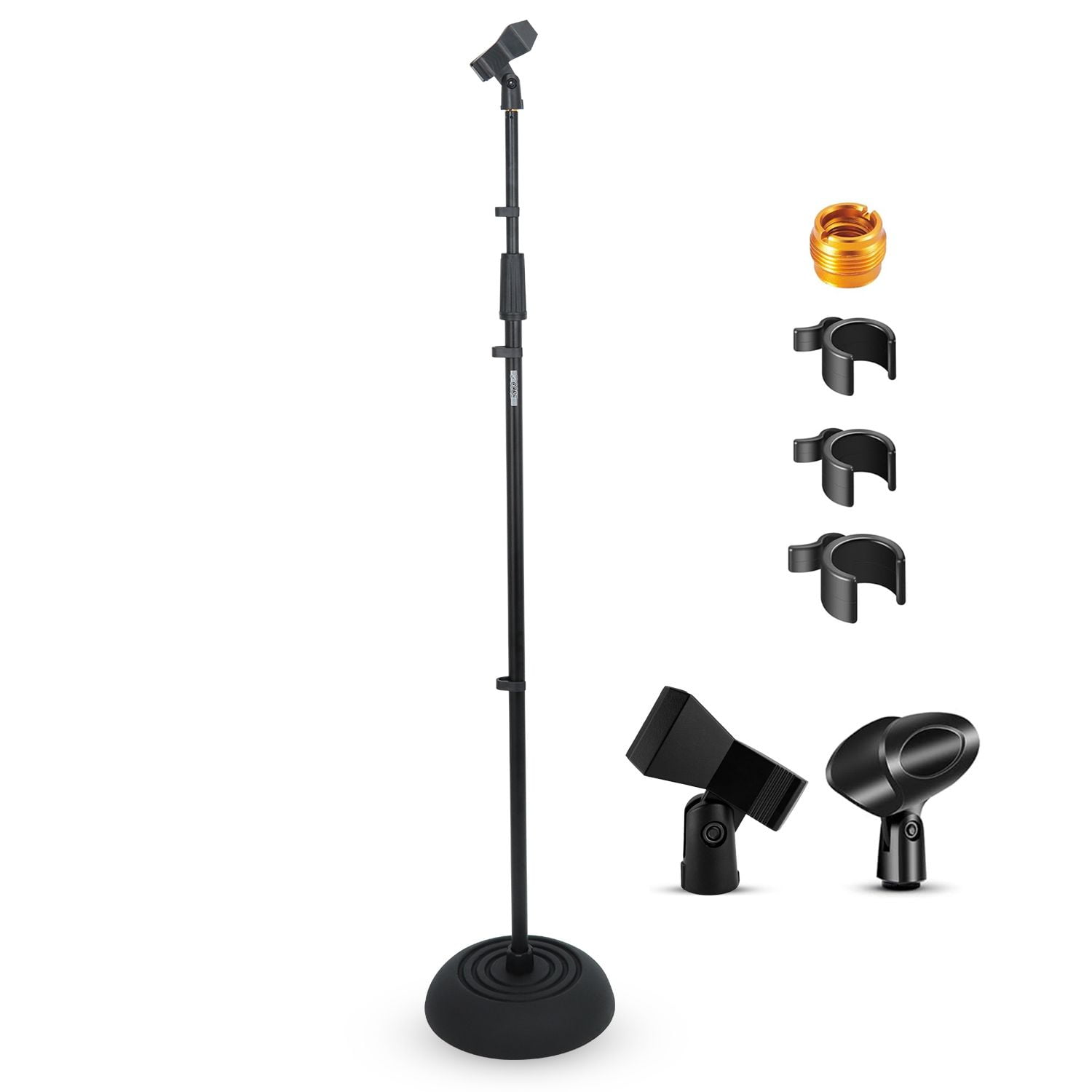 Support Micro On-Stage MSA7200 - Pour 7 Micros - Avec Inserts Silicone