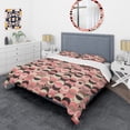thumbnail image 3 of Designart 'Retro Geometric Design XI' Mid-Century Modern Duvet Cover Set, 3 of 4