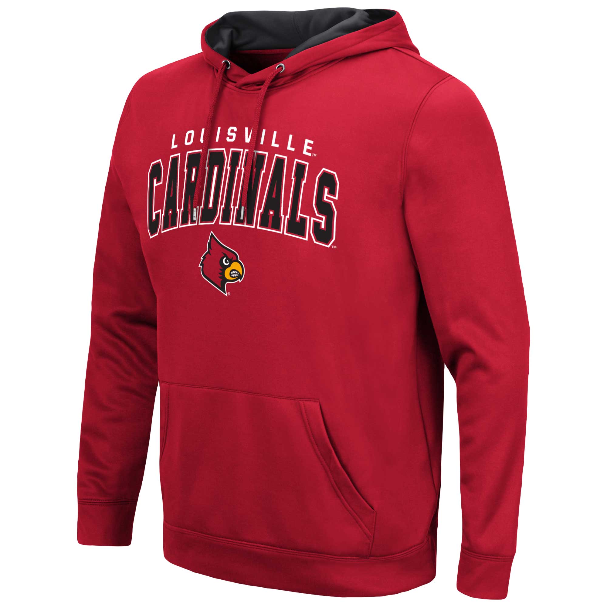 Men's Colosseum Red Louisville Cardinals Resistance-Pullover Hoodie - image 2 of 3