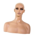 thumbnail image 6 of TOOYFUL Female Mannequin Head Display Stand Earring Holes Holder Making Styling for Beauty Salon Men Scarf Necklaces Earrings, 6 of 8
