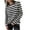 Black, variant on hotojiny Sweaters for Women Lightweight Striped Knit Pullover Tops Long Sleeve Shirts Crewneck Fashion Clothing Fall Outfits