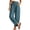 Blue, variant on Barrel Pants Women Petite Trendy Cuffed Hem Elastic Waisted Summer Pants Casual Loose Wide Leg Pants with Patch Pockets 2026 Brown M