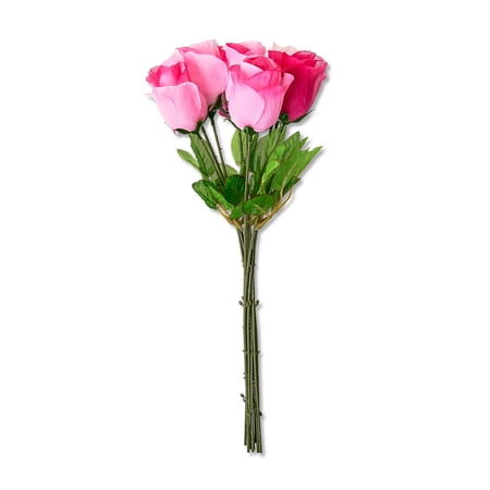 Valentine's Day Pink Scented Rose Bouquet, 23 in, by Way To Celebrate