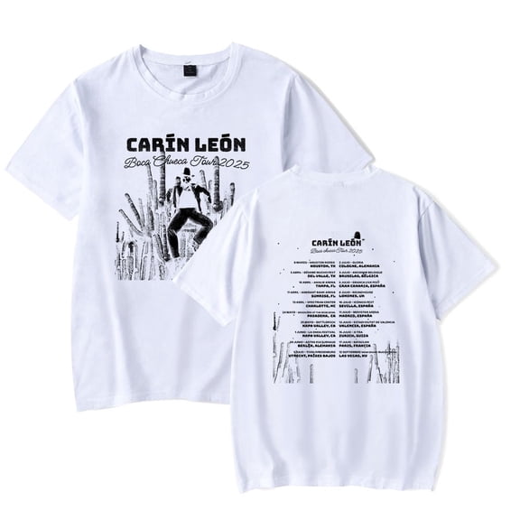 Carin Leon Tour 2025 T-Shirts Merch Women Men Summer Casual Fashion Short Sleeve Tees Crew Neck Tops