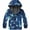 Dark Blue, variant on Afuyipoi Kids Fashion Print Hooded Jacket Windproof Waterproof Fleece Lined Zip Up for Boys Girls Size 4-12 Purple Size 5T