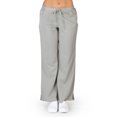 thumbnail image 3 of UltraSoft Medical Nurse Uniform Womens Junior Fit 5 Pocket Scrub Pant - PETITES 38132-Large (Grey), 3 of 3