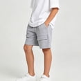 thumbnail image 4 of Zpanxa Boys Athletic Shorts Solid Lightweight Mid-Thigh Length, Running Shorts for Summer Sports, Breathable Fit, 4 of 8