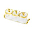 thumbnail image 3 of Placa de aperitivo de la bandeja de fruta seca plato de boda de lujo plato de servicio dividido para sala de estar condimento fruta seca 3 cuadrículas transparentes, 3 of 8