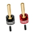 thumbnail image 3 of 2 conectores de disipador de y empuñaduras, conector banana, tapones de latón de 4 mm para modificación de vehículos Crawler a escala 1/10., 3 of 9