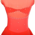 thumbnail image 6 of LIUHUO Custom Sleeveless Figure Skating Dress Girls Women Stretchy Red Spandex Diamond Decoration Passionate Style, 6 of 9