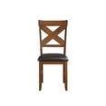 thumbnail image 3 of Acme Furniture Apollo Side Chair (Set-2), Espresso PU & Walnut, 3 of 4