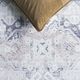 thumbnail image 6 of SAFAVIEH Arizona Patricia Medallion Machine Washable Area Rug, Ivory/Grey, 6' x 6' Round, 6 of 10