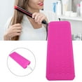 thumbnail image 4 of Heat Resistant Silicone Mat Bag Storage Bag Travel Case for Straighteners Curling Iron (Pink), 4 of 4