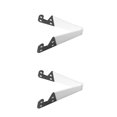 thumbnail image 2 of Ruiboury V Shape Adjustable Folding Mobile Smart Phone Tablet Stands Portable Size Bracket White 2Set, 2 of 6