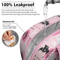 thumbnail image 5 of Womens Pink Halloween Black Cats Ghosts and Pumpkins Lunch Box for Work,Insulated Lunch Bag for Women,Loncheras Para Mujer,Leakproof Adult Lunch Bag for Work,Beach,Travel,Picnic,Camping, 5 of 7
