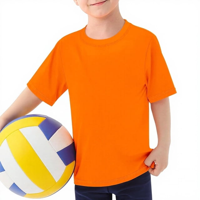 Toddler Rash Guard Boy Boys' Rash Guard Swim Shirts UPF 50+ Short Sleeve Sun Protection Tops Quick Dry Water Sport Swimwear