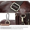 thumbnail image 4 of Phone bag for men in leather. Phone clip belt bag. 6.5" Mobile phone wallet size, 4 of 5