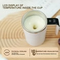 thumbnail image 3 of 380ML Mini Electric Coffee Mug Self Mixing Mug USB Rechargeable Intelligent R9C6, 3 of 8
