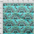 thumbnail image 2 of oneOone Viscose Chiffon Fabric Leaves & Floral Block Decor Fabric Printed BTY 42 Inch Wide, 2 of 4