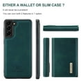 thumbnail image 2 of SaniMore Case for Samsung Galaxy S24 Plus 6.6" 2024, PU Leather Case Soft TPU Inner Detachable Magnetic Folding Wallet Card Slots Kickstand Anti-drop Shockproof 360°Protection Case, Green, 2 of 9
