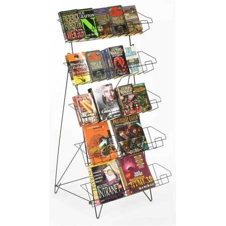 Set Of 2 Display Rack For Books Dvds Greeting Cards Etc 22