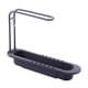 thumbnail image 1 of Bearachild Estante telescópico para fregadero de cocina, organizador, escurridor, cesta de almacenamiento, soporte para bolsa, soporte ajustable Organizadores de utensilios de cocina Gris, 1 of 6