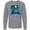AC-Heather Grey, variant on Smoky Mountains Gatlinburg Tennessee with Bear Long Sleeve T-Shirt