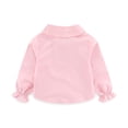 thumbnail image 6 of ZHOGXU Toddler Girls Outfit Long Sleeve Bunny Ear Design Blouse And Rolled Hem Jeans Stylish Two Piece Comfortable Sets For Casual Daily Wear,Pink,4-5 Years, 6 of 9