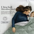 thumbnail image 3 of Modern Threads Reversible White & Gray All-Season Down Alternative Adult Bed Comforter, Twin, 3 of 19