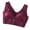 Wine, variant on Penkiiy Women Bras Woman's Thin Adjustment Chest Shape Plus Size Bra Underwear No Rims Wine Bras
