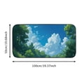 thumbnail image 5 of GOSMITH Doormat Entrance Mat Green Forest Blue Sky Beautiful Felt Square Floor Mat 19.68*39.37 in, 5 of 6
