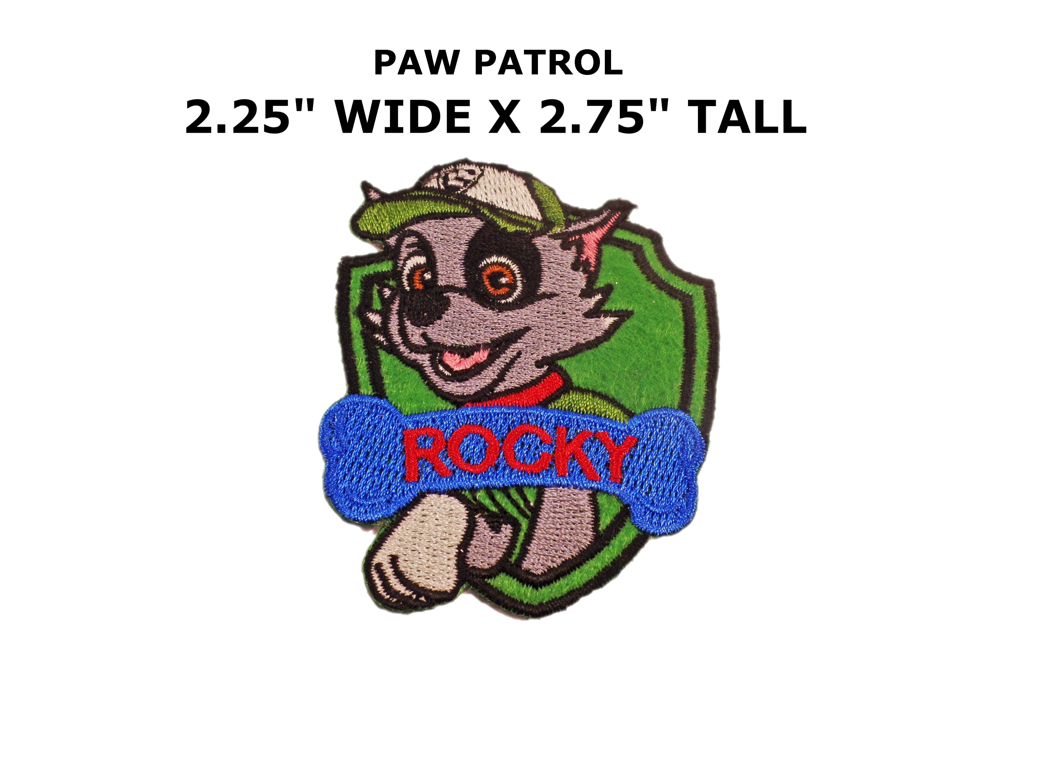 Vellykket Philadelphia Forstyrre Cartoon Paw Patrol Rocky Iron or Sew-on Patch - Walmart.com