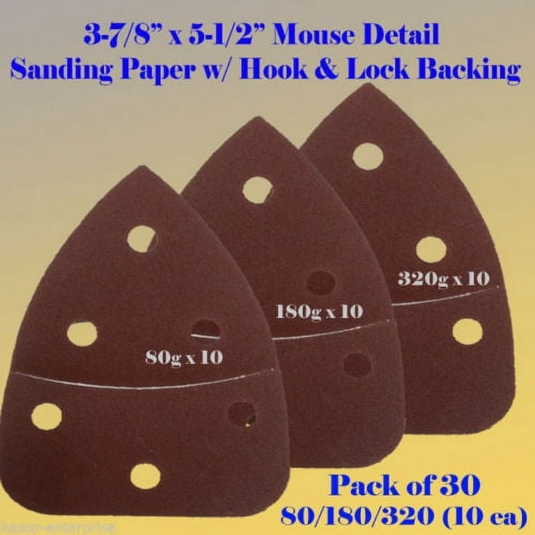 Black & Decker Mouse Sandpaper, 180 Grit - 5 count