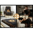 thumbnail image 5 of InnoBeta Gifts for Men, Initial Mens Gifts for Him, Birthday Gift Ideas, Mens Blanket, 300gsm Flannel Throw Blanket Gift for Dad, Grandpa, Husband, 60"x 80", A, 5 of 7