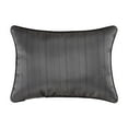 thumbnail image 3 of Five Queens Court  Darwin Charcoal Boudoir Decorative Throw Pillow, 3 of 3