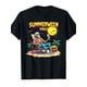thumbnail image 1 of Summerween Vibes Skeleton Pumpkin Spooky Vacation T-Shirt, 1 of 6
