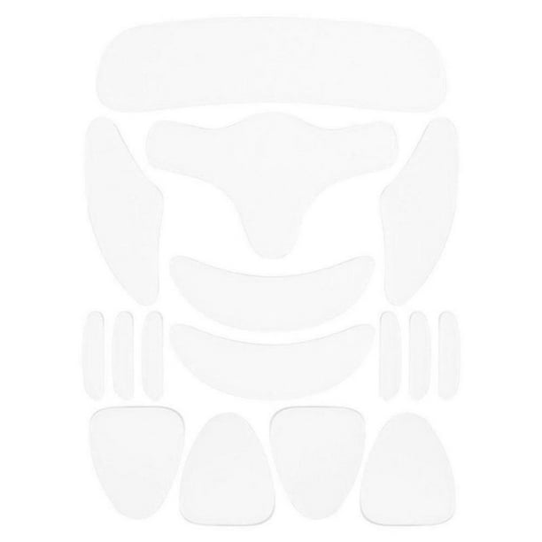 16 parches antiarrugas de silicona reutilizables para rostro, frente, cuello, ojos, almohadillas adhesivas antiarrugas, cintas para mascarillas faciales.