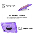thumbnail image 4 of Heavy Duty Case for iPad Pro 11 2024, Upgraded Military Grade Shockproof Protector iPad Pro 11 2024 Cover With Pencil Holder+ Handle+ Shoulder Strap+ Contractible Kickstand,Purple, 4 of 9