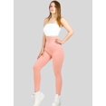 thumbnail image 3 of Set De 2 Leggings Casual o Deportivos Acampanados De Cintura Alta De Mujer En Color Sólido UNITALLA, 3 of 5