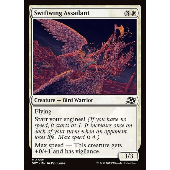 MtG Aetherdrift Common Swiftwing Assailant #32