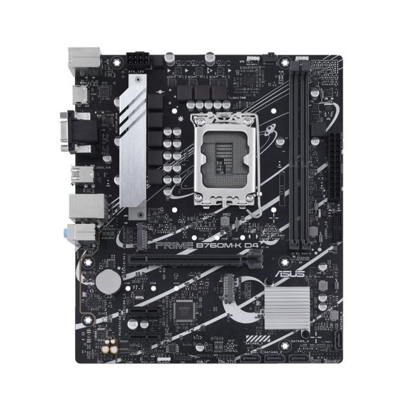 ASUS MOTHERBOARD PRIME B760M-K D4 B760 LGA 1700 MATX PCIE 4.0 DDR4 PRIME B760M-K D4 Asus 90MB1DS0'M0AAY0