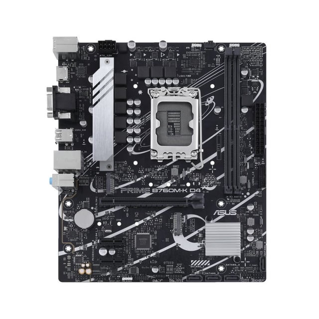 ASUS MOTHERBOARD PRIME B760M-K D4 B760 LGA 1700 MATX PCIE 4.0 DDR4 PRIME B760M-K D4 Asus 90MB1DS0'M0AAY0