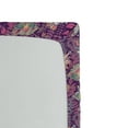 thumbnail image 2 of Ambesonne Floral Fitted Sheet, Flowers and Mandala Art, Twin Size, Mauve Green, 2 of 2